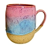Кружка ручной работы «Рассвет», розовая, керамика, 500 мл, превью фото 1