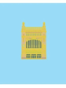 Металлический значок Heart of Moscow «Магазин купцов Елисеевых» серия Петербург