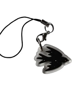 Брелок Лемниската «Ласточка», акрил, 3 см
