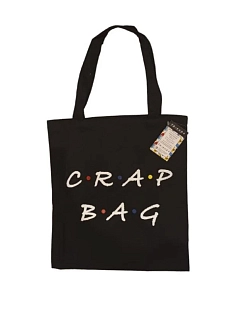 Сумка шоппер «Crap bag», чёрный
