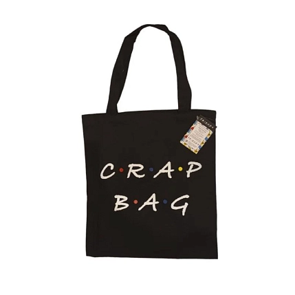 Сумка шоппер «Crap bag», чёрный, фото 1.