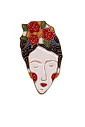 Брошь ручной работы «Фрида», Partala ceramics, превью фото 1