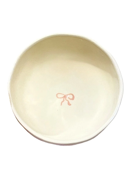 Миска-боул ручной работы Татко керамика «Розы и бантики», керамика, 300 мл, фото 2.