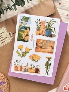 Стикерпак «Одуванчики», А6