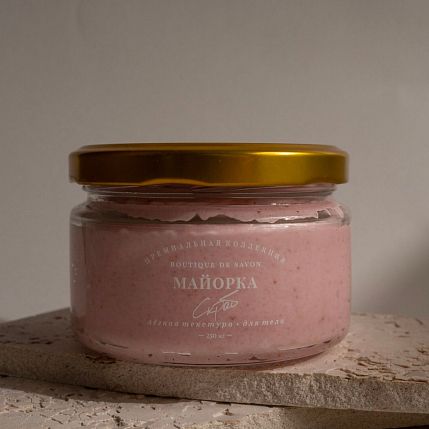 Кремовый скраб для тела Boutique de savon «Майорка», 250 мл, фото 1.