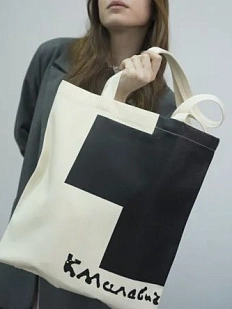 Сумка шоппер «Малевич. Крест», белый