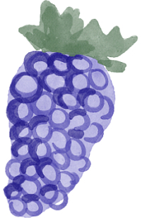 3D Стикер на телефон «Виноград», объёмный, 3 см