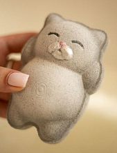 Бомбочка для ванны Вершина натуральности (Top Naturally) «Серый котик»