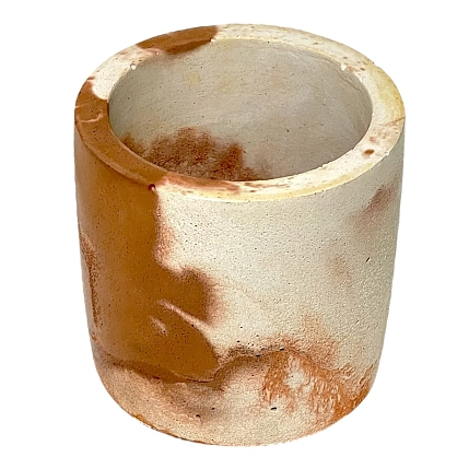 Кашпо Детали решают «Маленькая деталь», бетонное, шоколадно-молочный, фото 2.