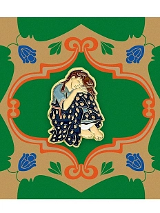 Металлический значок Heart of Moscow «Алёнушка» серия Сказки