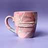Кружка ручной работы NF ceramics «Перфекцехуист», розовая, керамика, 400 мл, превью фото 3