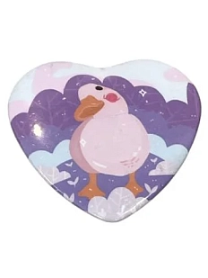 Значок закатной «Утя», металл, 50 мм