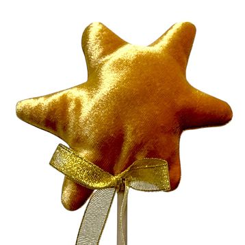 Волшебная палочка, золотая, фото 3.