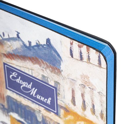 Блокнот VISTA «Edvard Munch», А5, 80 листов, голубой, фото 3.