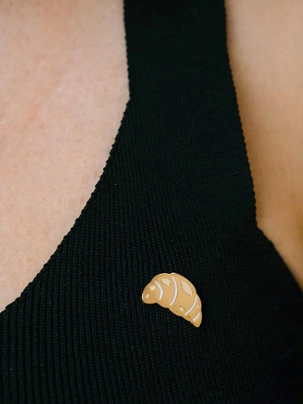 Металлический пин WAF WAF «Круассан», фото 3.