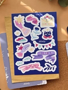 Стикерпак «Счастье внутри», А6