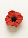 Брошь «Красный мак», превью фото 1