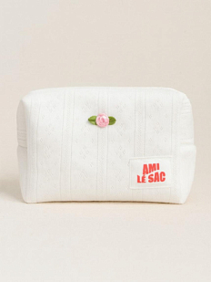 Косметичка ручной работы «Grand», белая