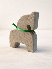 Бетонная статуэтка «Лошадка», серая, 9 см