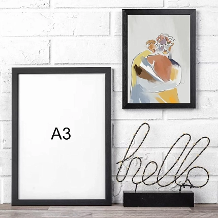 Постер интерьерный «Объятие», А4, фото 3.