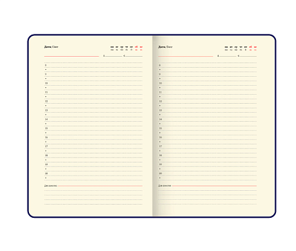 Подарочный набор с ежедневником «President» и ручкой, серый, фото 5.