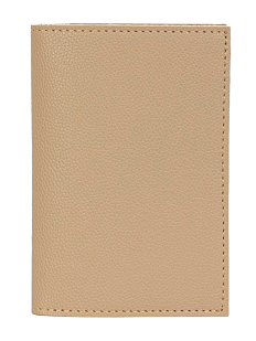 Обложка органайзер для паспорта Kokosina bags, натуральная кожа, телесный