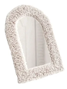 Зеркало Арка белое, 30x20 см