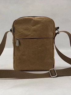 Сумка Ranzel Bags «Bender Kraft», крафт, тайвек, бежевая