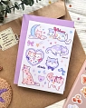 Стикерпак Это важно «Лунный котик», А6, превью фото 1