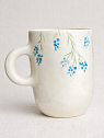 Кружка ручной работы Верба керамика «Незабудки», керамика, 350 мл, превью фото 1