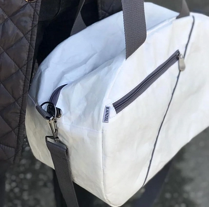 Сумка Ranzel Bags «Hunty White», тайвек, белая, фото 3.