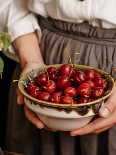 Глубокая тарелка Фригг ручной работы VELES «Водопад Тролля», фарфор, 600 мл