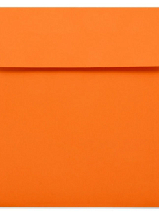 Конверт оранжевый квадратный 16 × 16 см