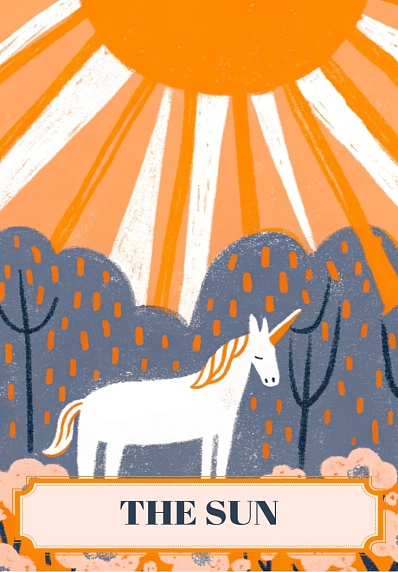 Открытка Таро Солнце	(The Sun), фото 1.