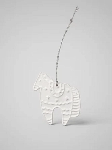 Ёлочная игрушка из керамики «Лошадка», Partala ceramics