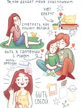 Открытка «То, что делает меня счастливым»