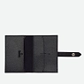 Обложка органайзер для документов с ремешком Kokosina bags, искусственная, чёрный, превью фото 4