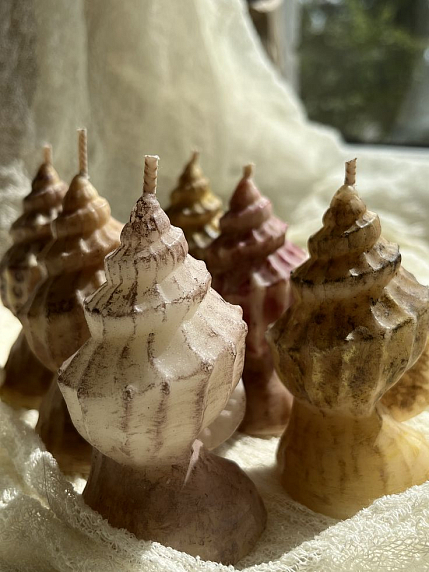 Интeрьерная свеча «Ракушки», фото 3.