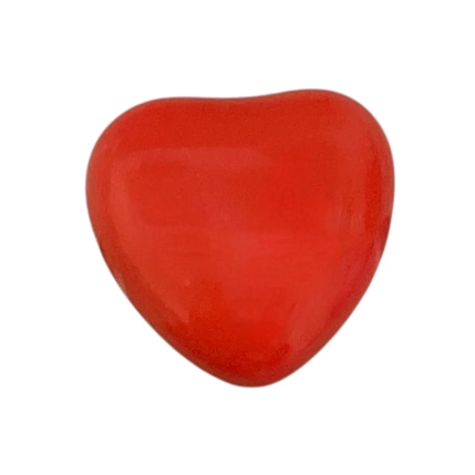 Брошь ручной работы Ceramission «Красное сердечко», керамика, фото 2.