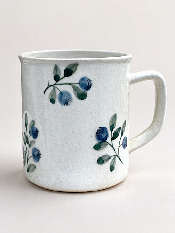 Кружка ручной работы Верба керамика «Черника», керамика, 400 мл, фото 1.