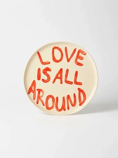 Тарелка ручной работы ММ керамика «Love is all around», 23 см