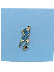 Металлический значок Heart of Moscow «Футболист Зенита» серия Петербург