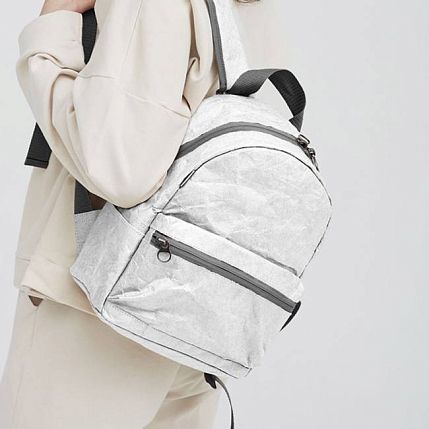 Рюкзак Ranzel Bags «Latifa White», тайвек, белый, фото 2.