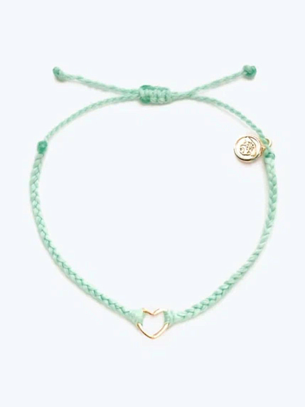 Браслет WAF WAF «Сердце», мятный, фото 1.