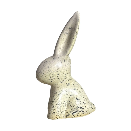 Статуэтка ручной работы Кролик, бежевая, керамика, фото 1.
