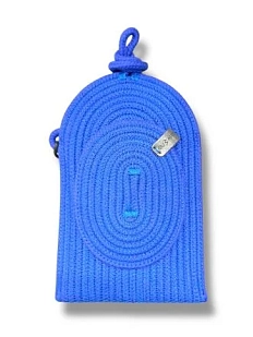 Сумка для телефона с карманом, синяя