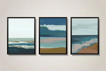 Постер интерьерный «Море №3», А4, фото 4.