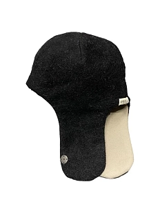 Шапка-авиатор Гнёздышко Черная