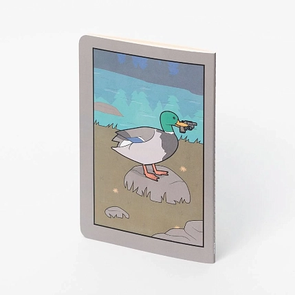 Блокнот «Gudim Duck», А5, 40 листов, серый, фото 2.