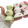 Подсвечник ручной работы с росписью вишенки «Башня», салатовый, превью фото 2
